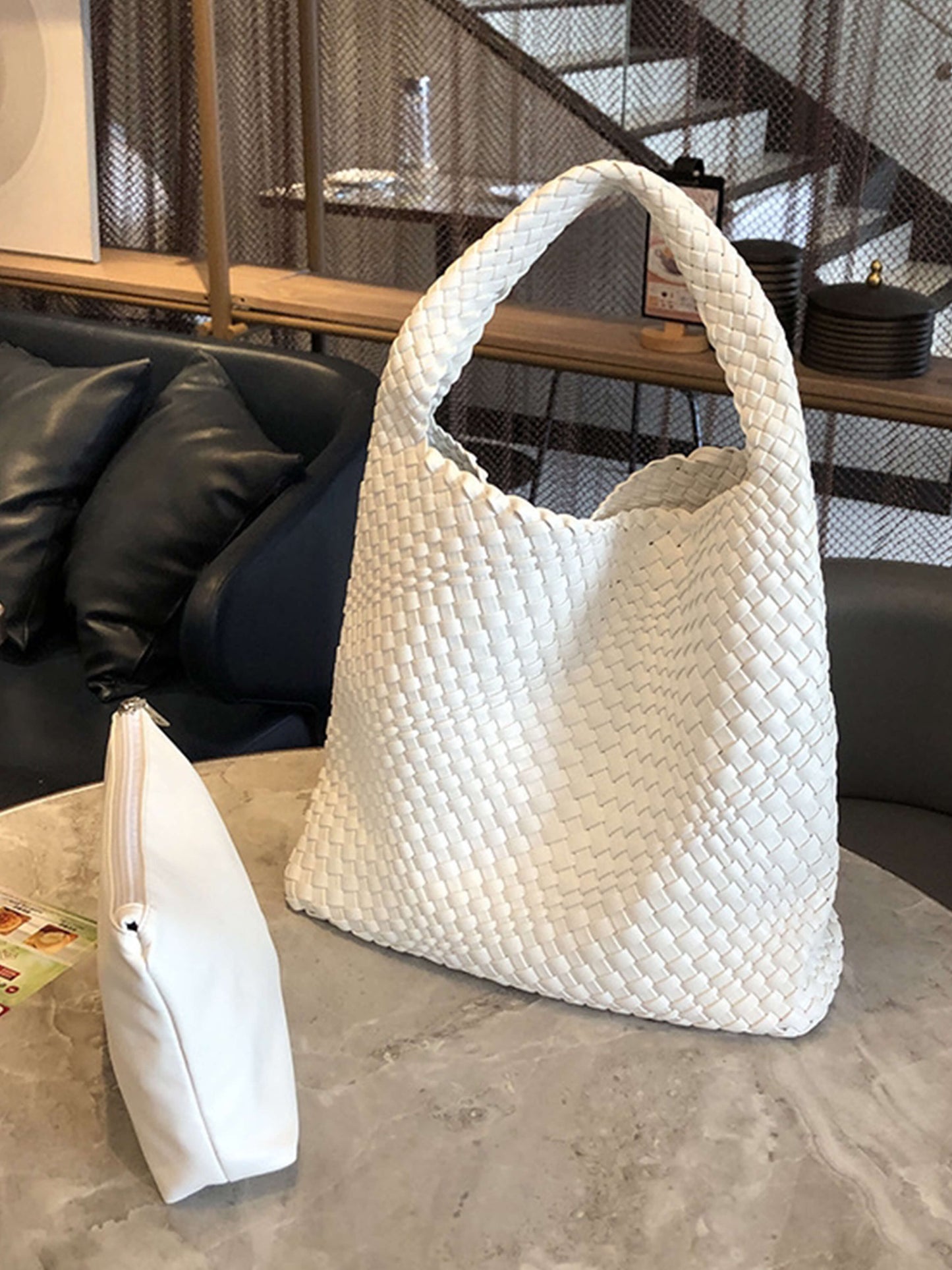 Borsa Shopper Intrecciata Cara XL
