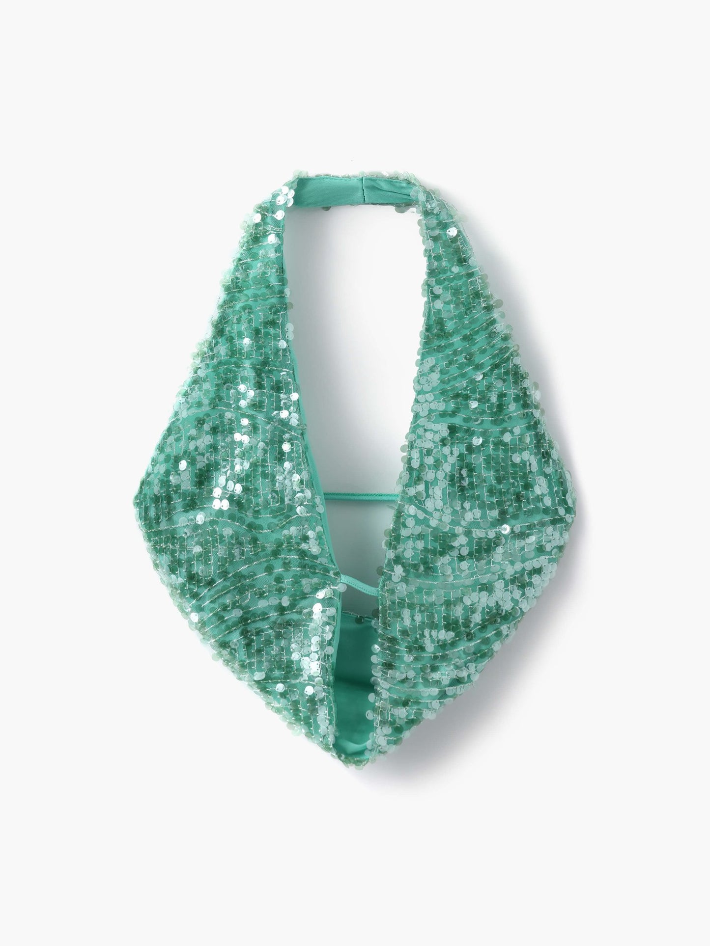 Seame - Chloe sequin Top Green S