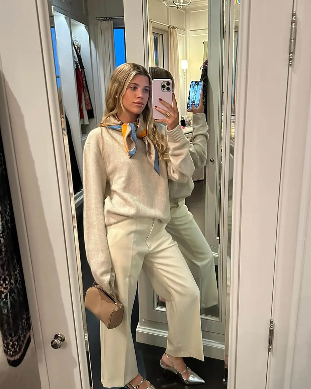 SEAME - Ellaine Suede Mini Shoulder Bag Coffee Regular