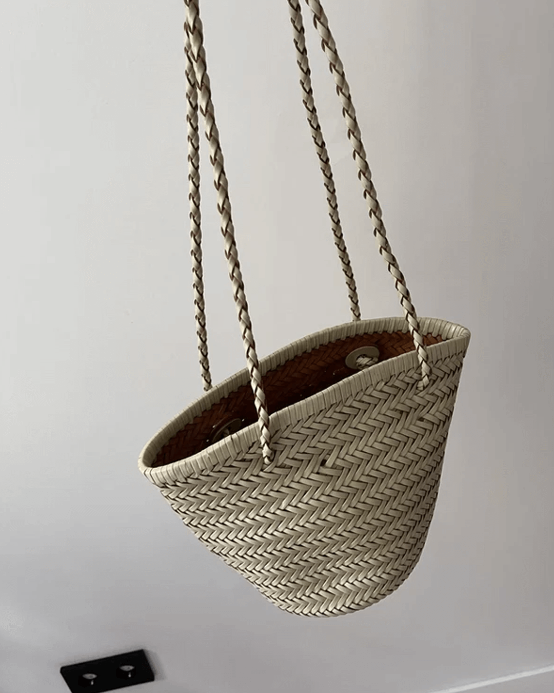SEAME - Estelle Woven Bag White Regular