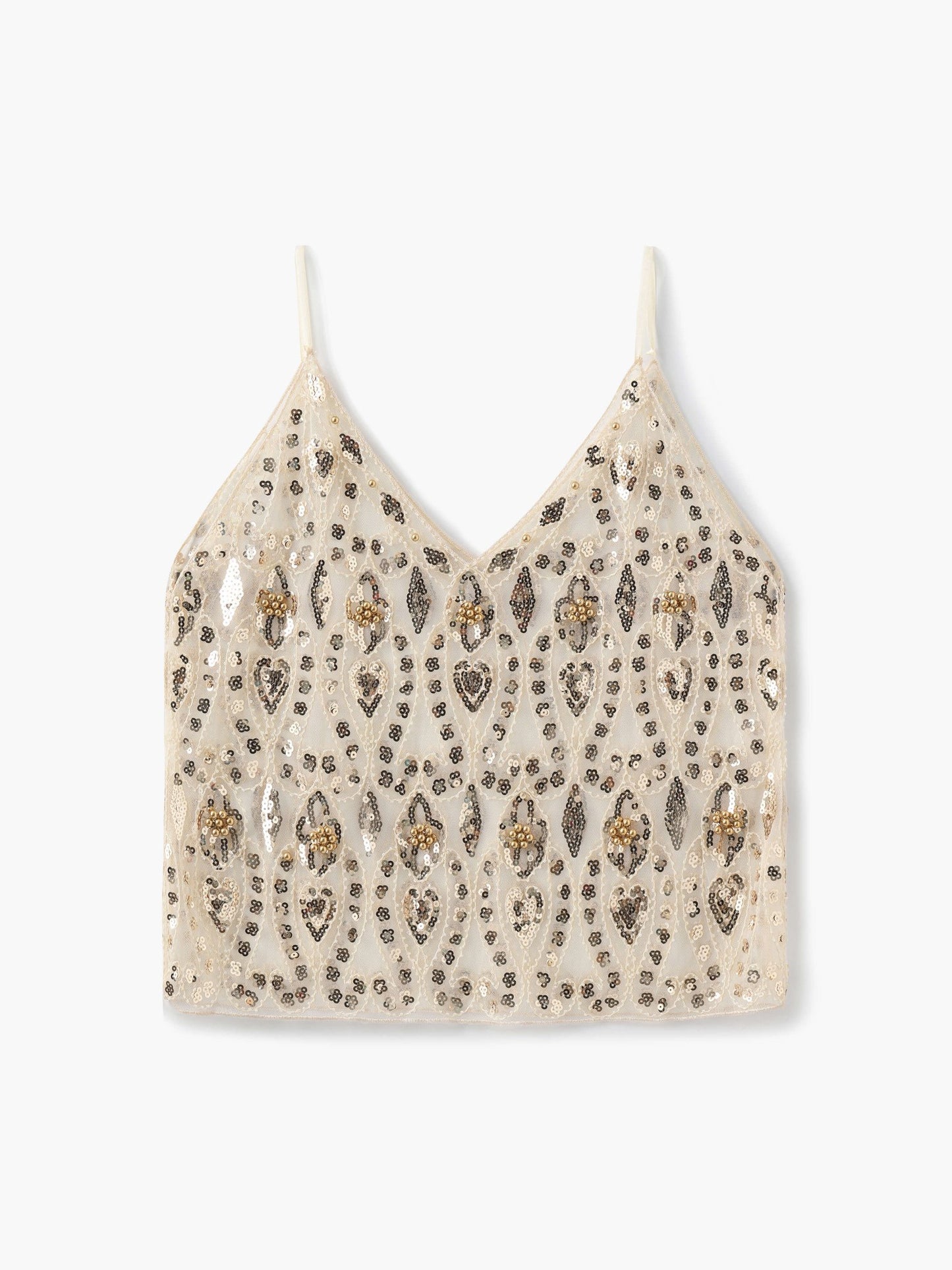 Seame - Jane embellished Top Gold S