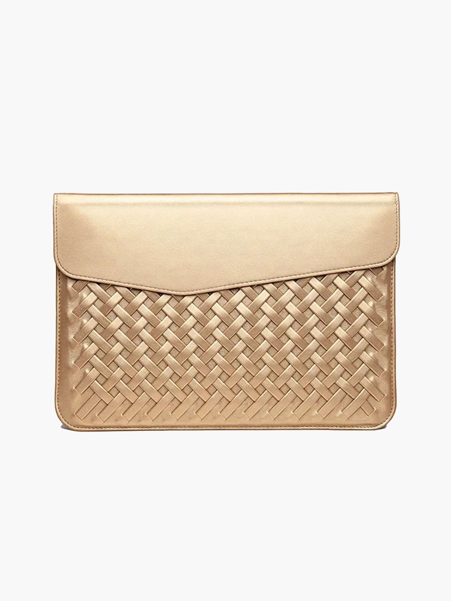 Seame - Nica Woven Laptop Bag Gold Regular
