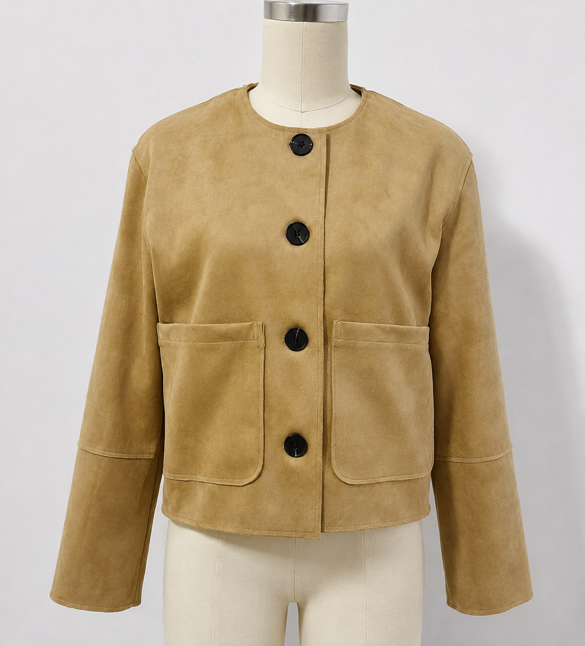 Veste Ruffa en daim doux