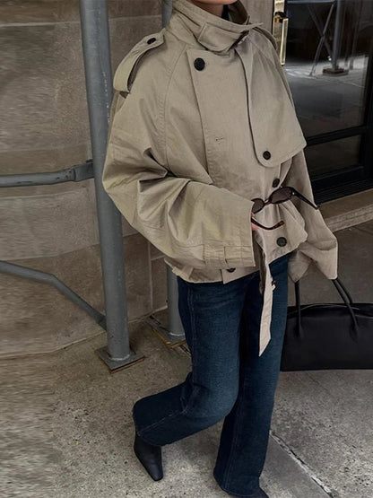 SEAME - Camilla Trench Coat Beige S