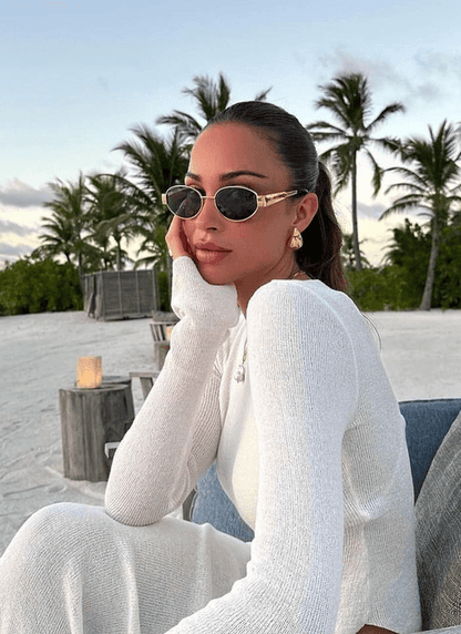 Seame - Cilia Sunglasses Black frame dark lenses