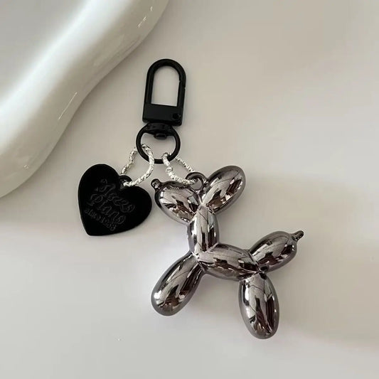 SEAME - Cute Bubble Dog Keychain Black