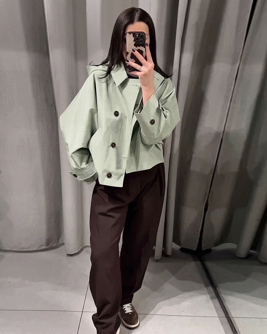 Trench coat con cappuccio Eleanor