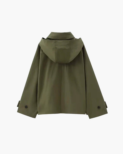 Trench coat con cappuccio Eleanor