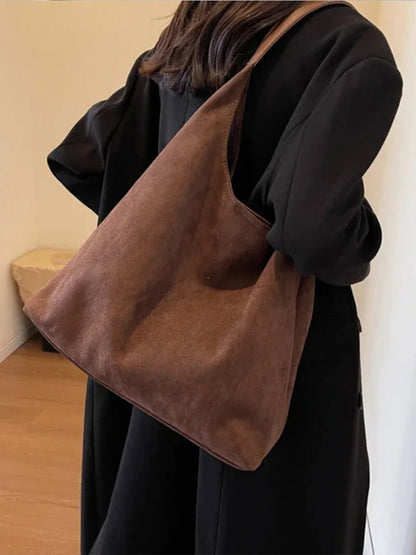 Seame - Jenna suede bag Light Brown