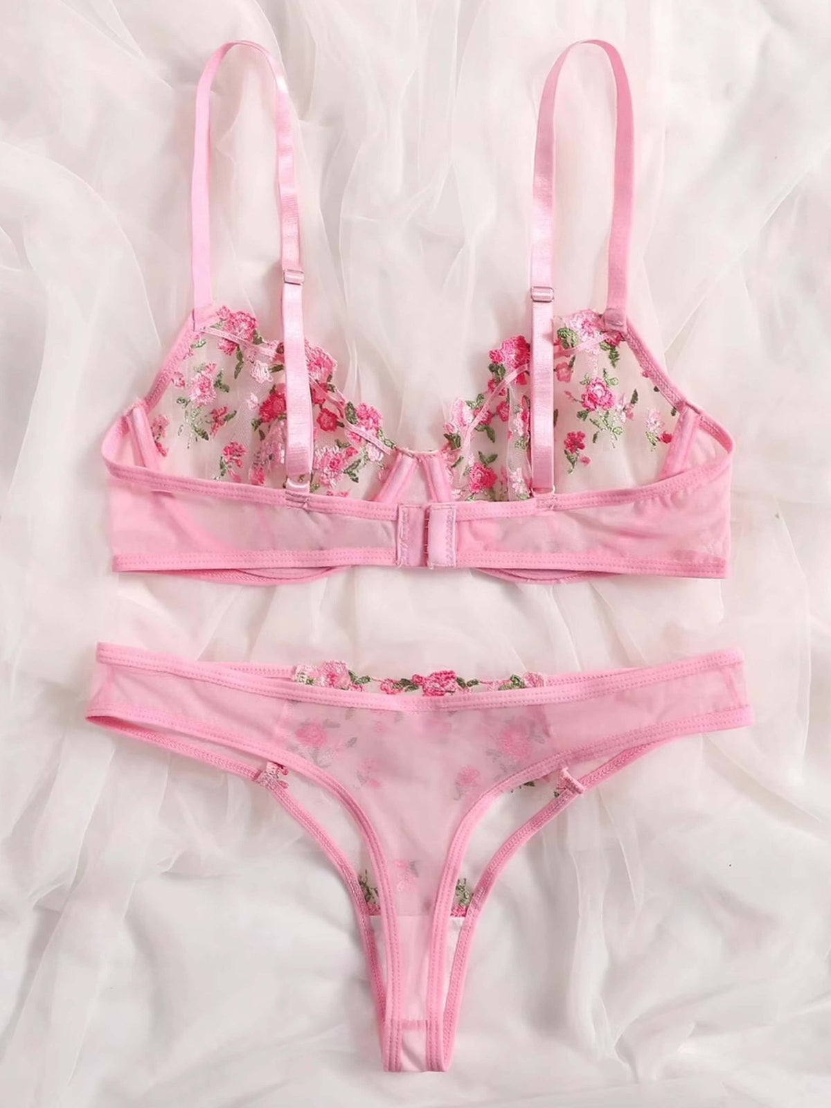 Seame - Kyla Lingerie Set Pink S