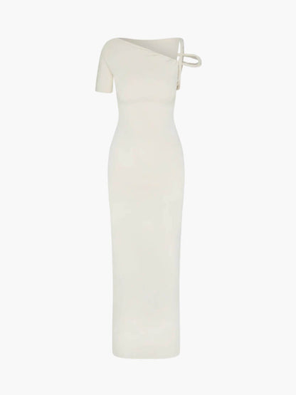 Seame - Kylie twisted maxi dress Creme S