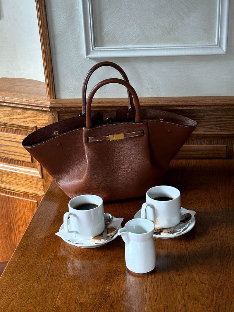 Seame - Melanie Faux Leather Bag Black