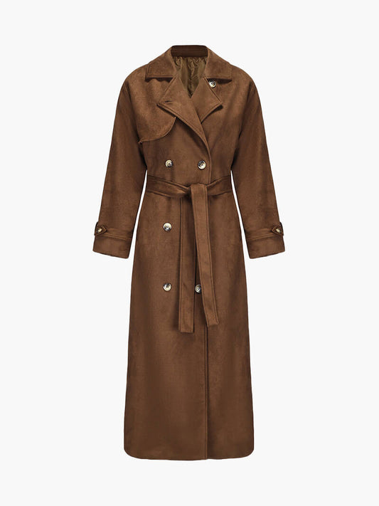 Seame - Molly faux suede Trenchcoat S