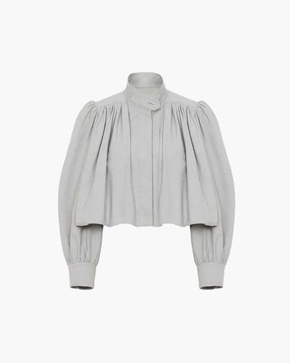 SEAME - Roxanna Trendy Women's Long Sleeve Trench Coat - Stylish All - Season Outerwear Grey S