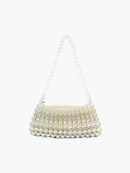 SEAME - Roxanne Pearl Bag White Regular