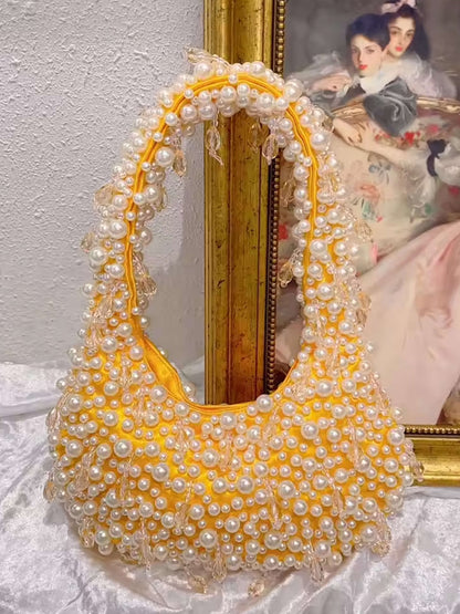 Seame - Sabrina Pearl Bag Orange Regular