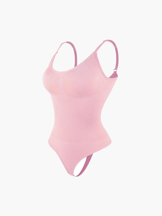 Seame - SEAME Shapewear Thong Bodysuit Blush S